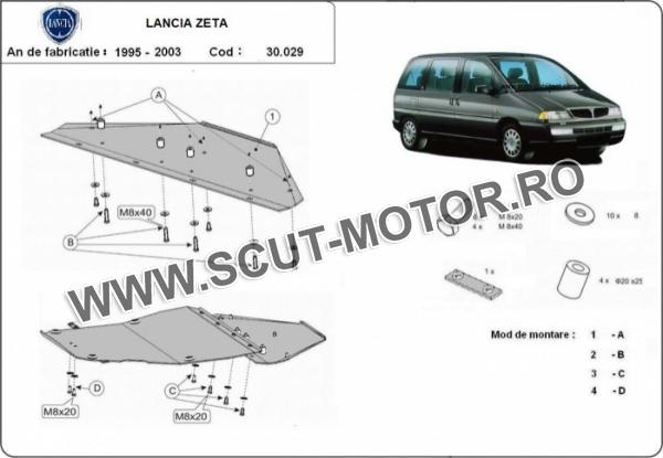Scut motor și cutie de viteză Lancia Zeta 3