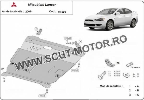 Scut motor și cutie de viteză Mitsubishi Lancer 3
