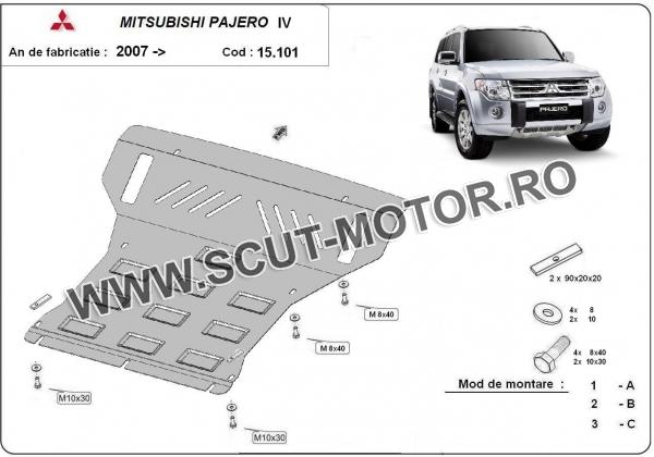 Scut motor și radiator Mitsubishi Pajero 4 (V80, V90) 3