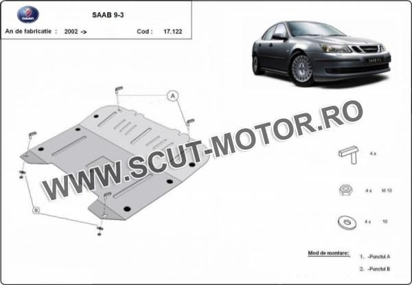 Scut motor și cutie de viteză Saab 9-3 3