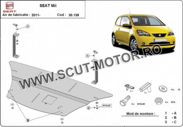 Scut motor și cutie de viteză Seat Mii 3