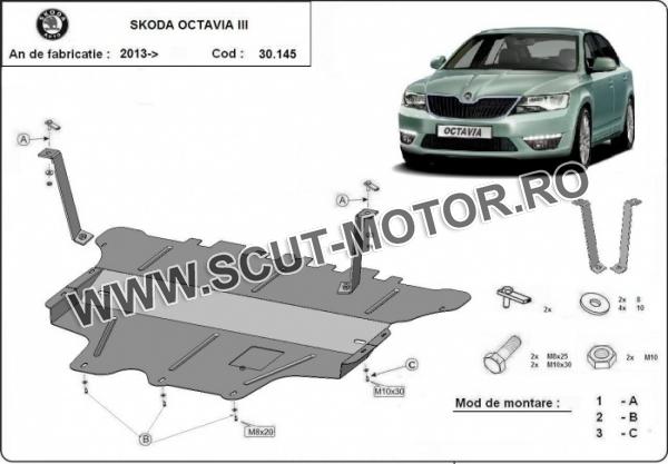 Scut motor și cutie de viteză Skoda Octavia 3 - cutie de viteză manuală 3
