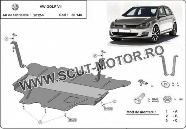 Scut motor și cutie de viteză VW Golf 7 - cutie de viteză manuală 3