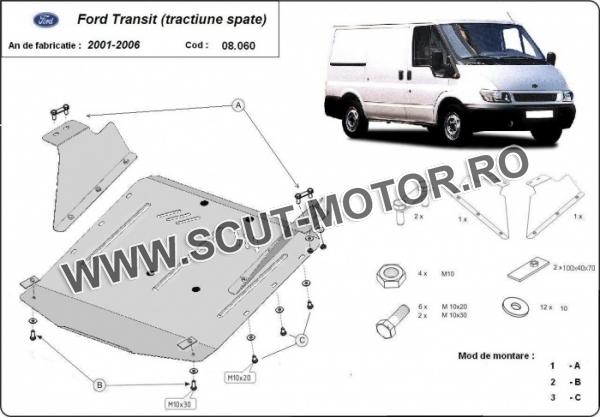 Scut motor și cutie de viteză Ford Transit - tracțiunea spate 3