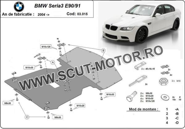 Scut motor BMW Seria 3 E90/91 3