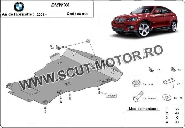 Scut motor BMW X6 3