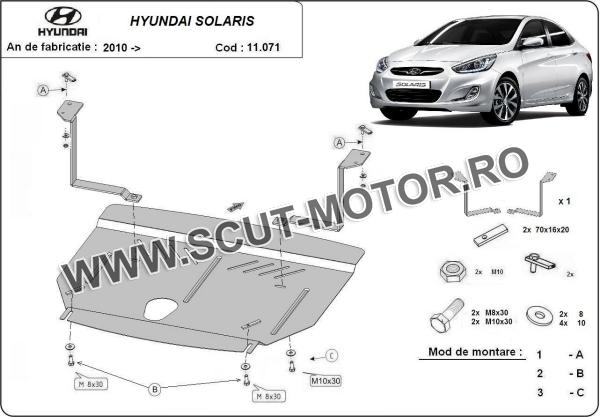 Scut motor Hyundai Solaris 3
