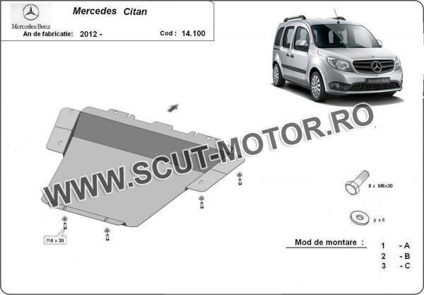 Scut motor Mercedes Citan 3