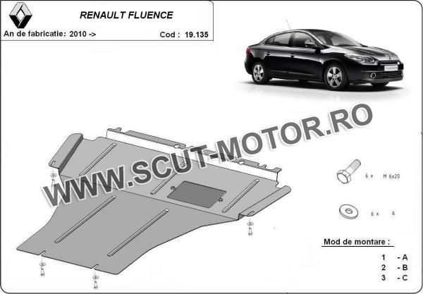 Scut motor Renault Fluence 3