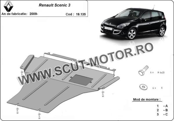 Scut motor Renault Scenic 3 3