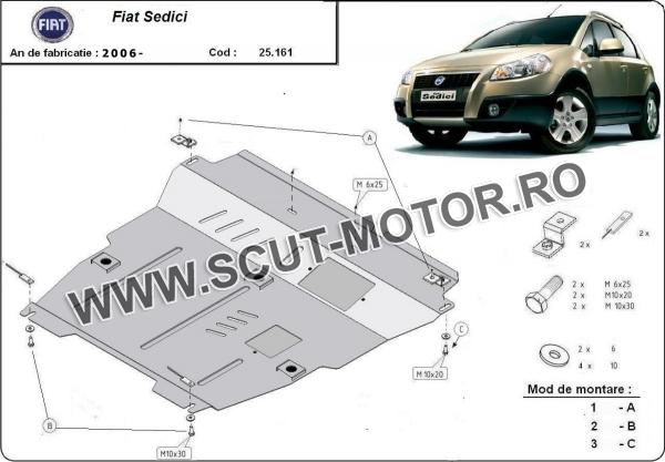 Scut motor Fiat Sedici 3