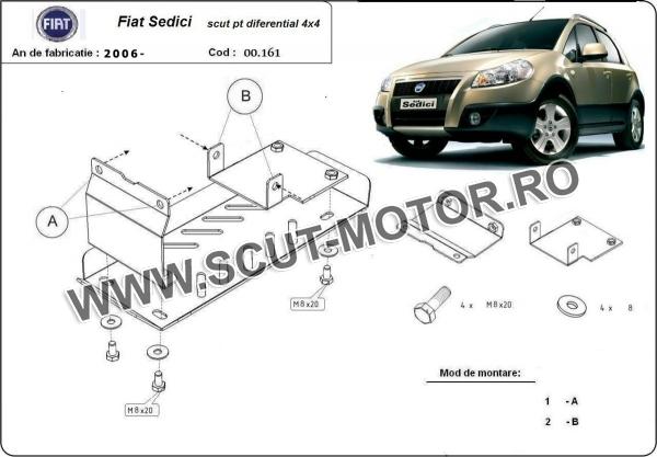 Scut diferențial Fiat Sedici 3