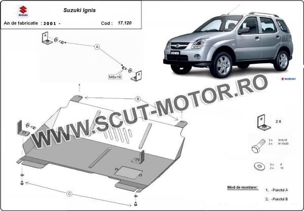 Scut motor și cutie de viteză Suzuki Ignis 3