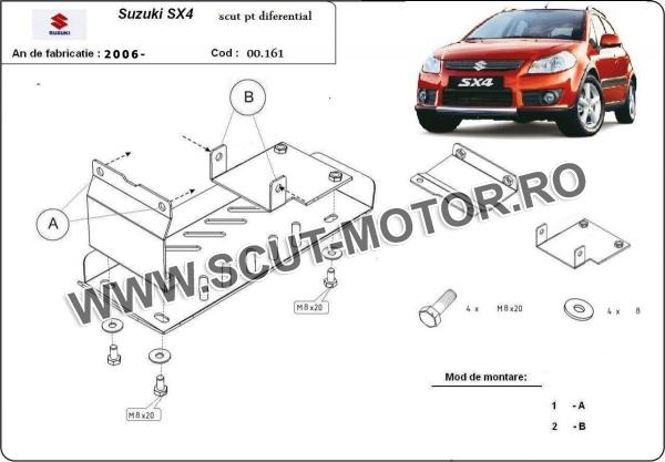Scut diferențial Suzuki SX 4WD 3