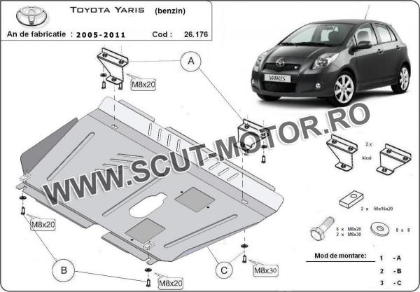 Scut motor Toyota Yaris - benzină 3
