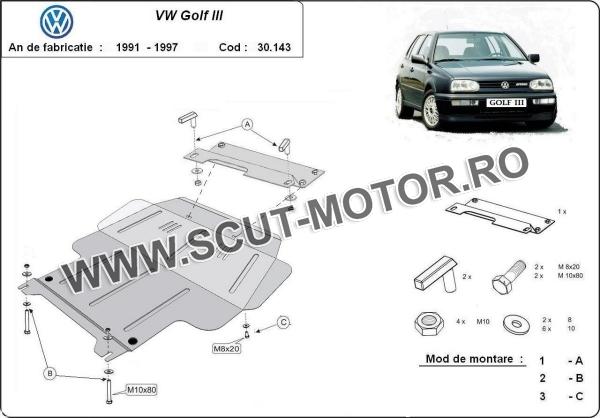 Scut motor VW Golf 3 3