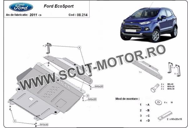 Scut motor și cutie de viteză Ford EcoSport 3