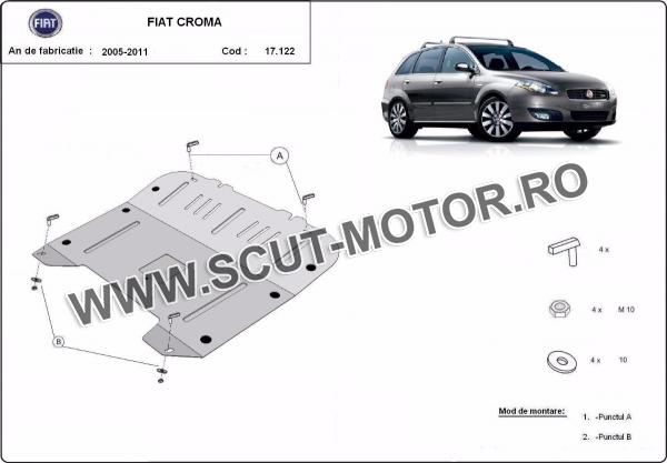 Scut motor și cutie de viteză   Fiat Croma 3