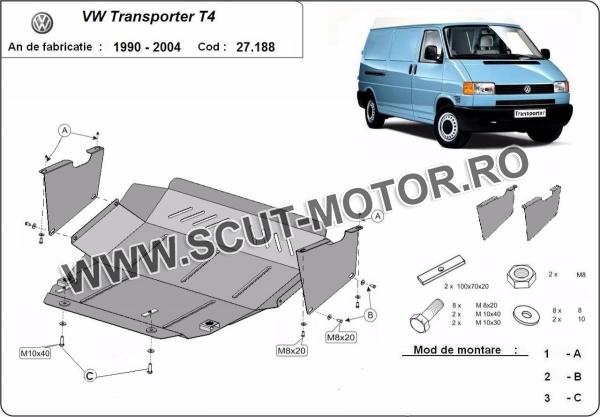 Scut motor VW Transporter T4 Caravelle 3