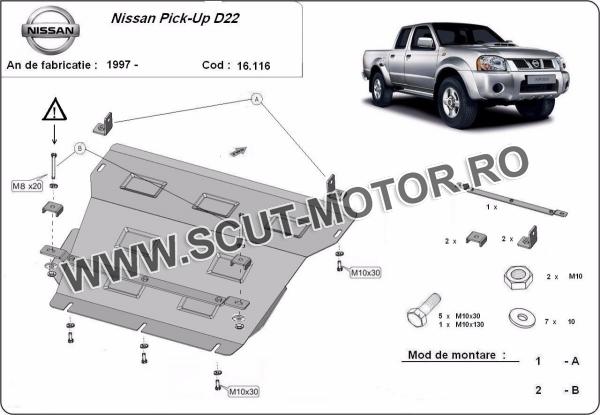 Scut motor Nissan Pick Up (D22) 3