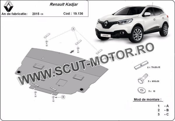 Scut Motor Renault Kadjar dupa 2015 3