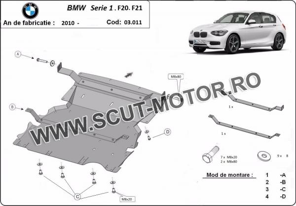 Scut motor BMW Seria 1 F20/F21 3