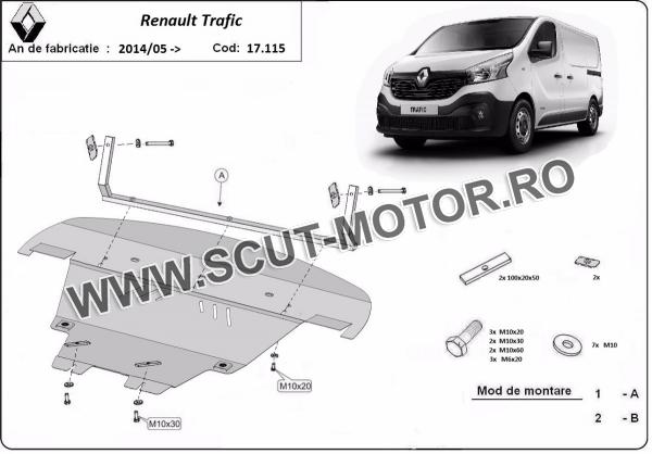 Scut Motor Renault Trafic dupa 2014 3