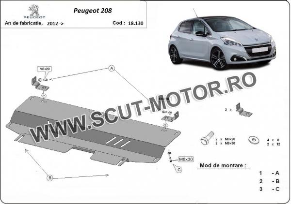 Scut motor Peugeot 208 3