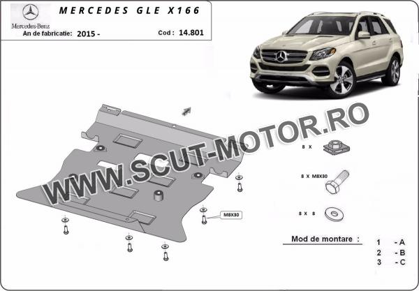 Scut motor Mercedes  GLE X166 3