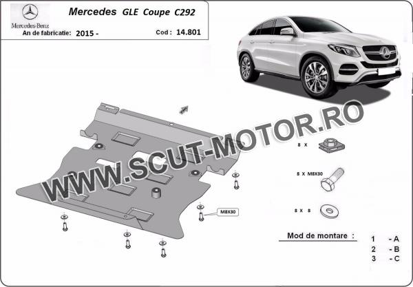 Scut motor Mercedes  GLE Coupe C292 3