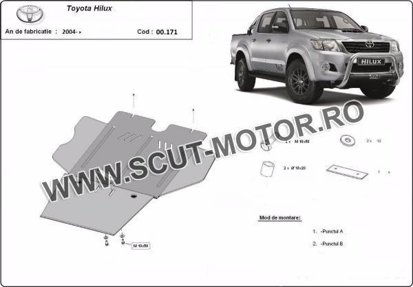 Scut cutie de viteză, filtru particule Toyota Hilux 3