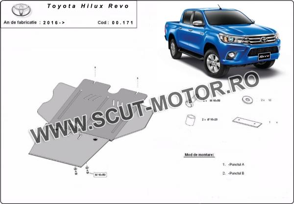Scut cutie de viteză, filtru particule Toyota Hilux Revo 2