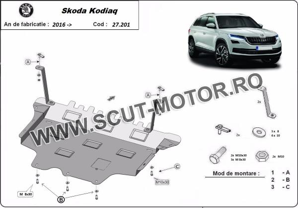 Scut motor Skoda Kodiaq 3