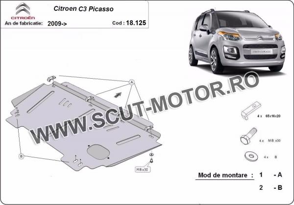 Scut motor Citroen C3 Picasso 3