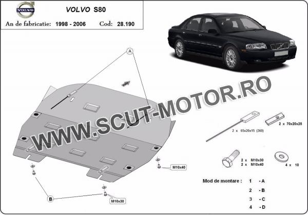 Scut motor Volvo S80 3