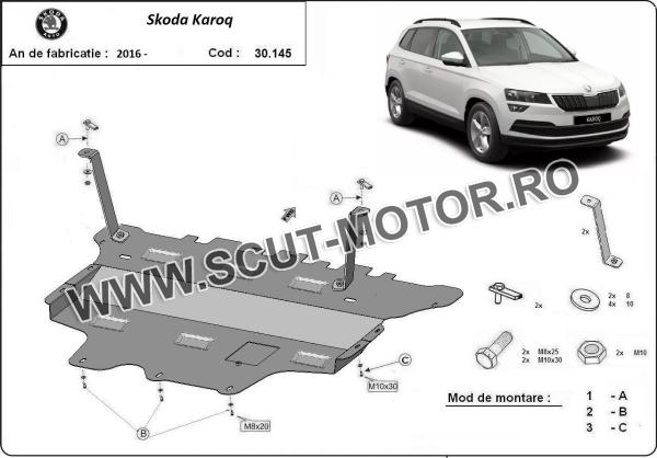 Scut motor Skoda Karoq - cutie de viteză manuală 3