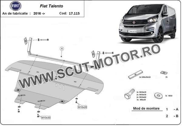Scut motor Fiat Talento 3