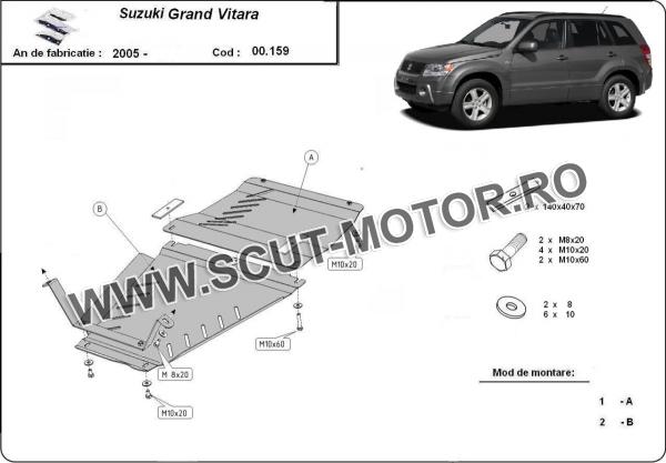 Scut cutie de viteză și diferential Suzuki Grand Vitara 2 3