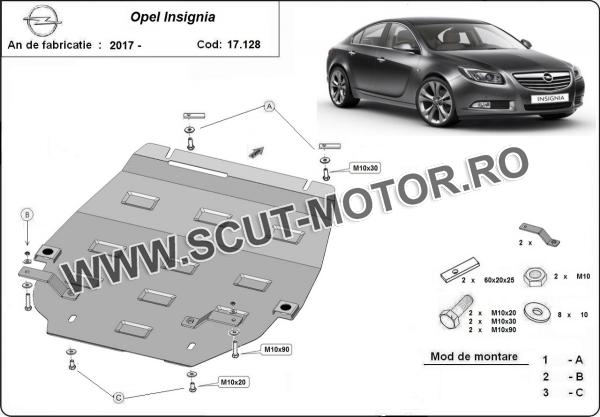 Scut motor Opel Insignia B 3