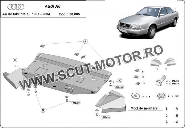Scut motor Audi A6 3