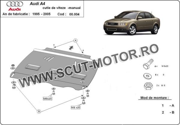 Scut cutie de viteză manuală  Audi A4 B6 3