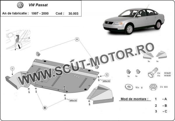 Scut motor VW Passat B5 3