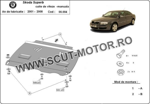 Scut cutie de viteză manuală  Skoda Superb 3