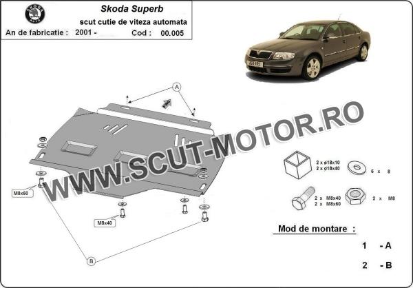 Scut cutie de viteză automată Skoda Superb 3