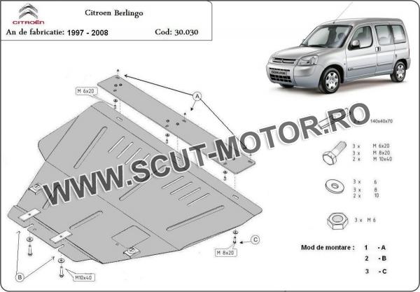 Scut motor Citroen Berlingo 3