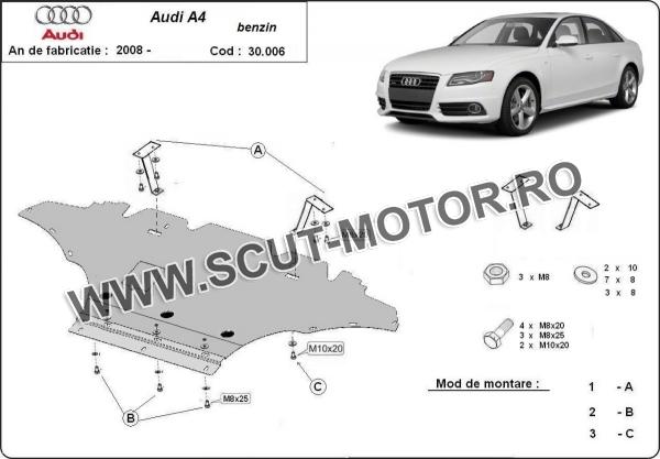 Scut motor Audi A4 B8 - benzină 3
