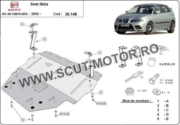 Scut motor Seat Ibiza Diesel 3