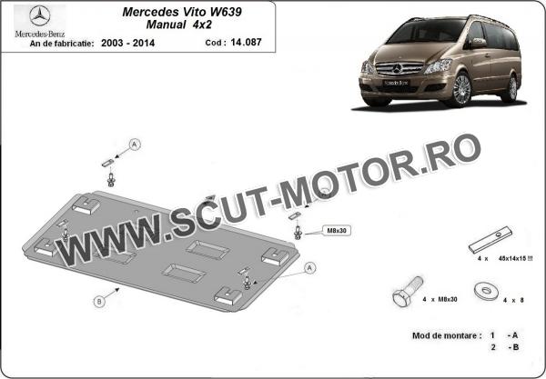 Scut motor metalic Mercedes Viano W639 - 2.2 D 4x2 3