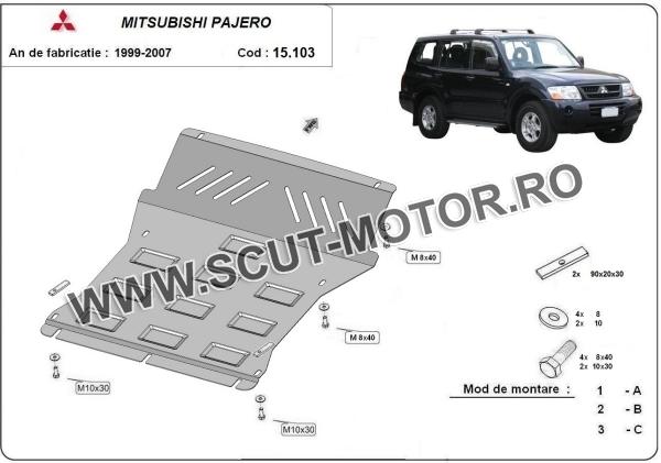 Scut motor și radiator Mitsubishi Pajero 3 (V60, V70) Vers 2.0 3