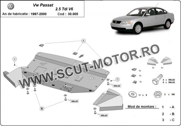 Scut motor VW Passat B5 3